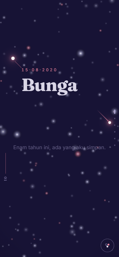 Halaman hadiah tema Malam