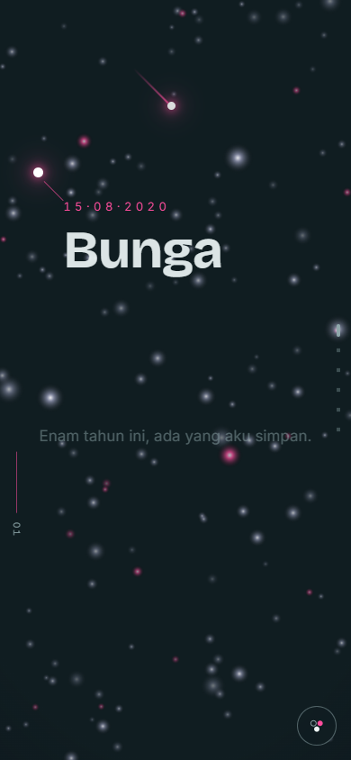 Halaman hadiah tema Neon